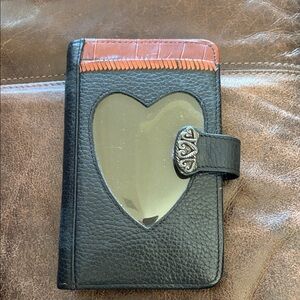 Brighton Black and Brown Leather wallet and organizer